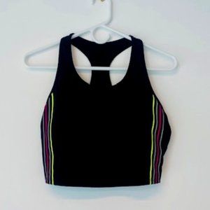 Dick's Sporting Goods Cropped Exercise Top With Built In Bra / Womens' Size L